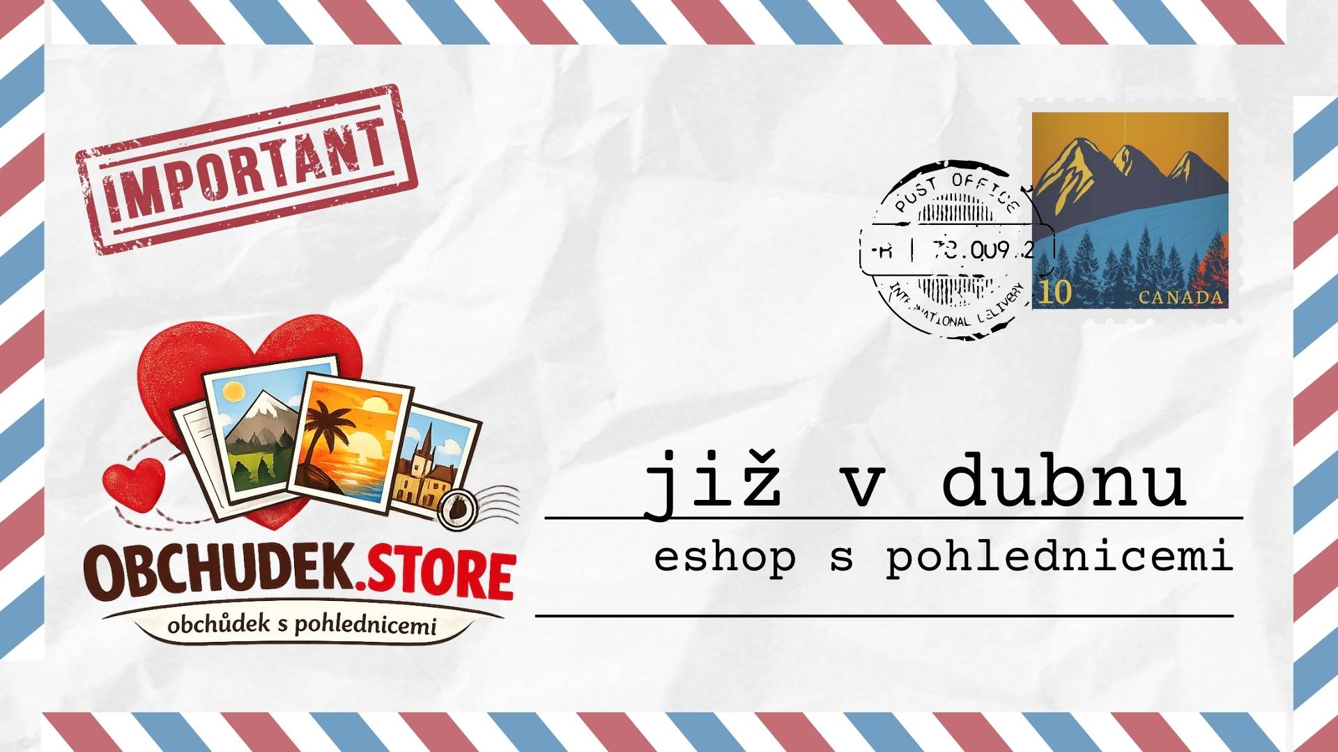 OBCHUDEK.STORE – obchůdek s pohlednicemi